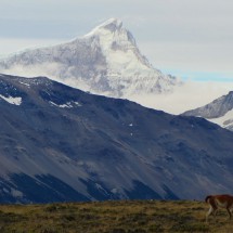 Cerro San Lorenzo, with 3706 meters sea level on of the tallest mounain in Patagonia